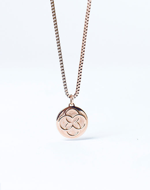 Regalia Pendant Necklace - Rose Gold