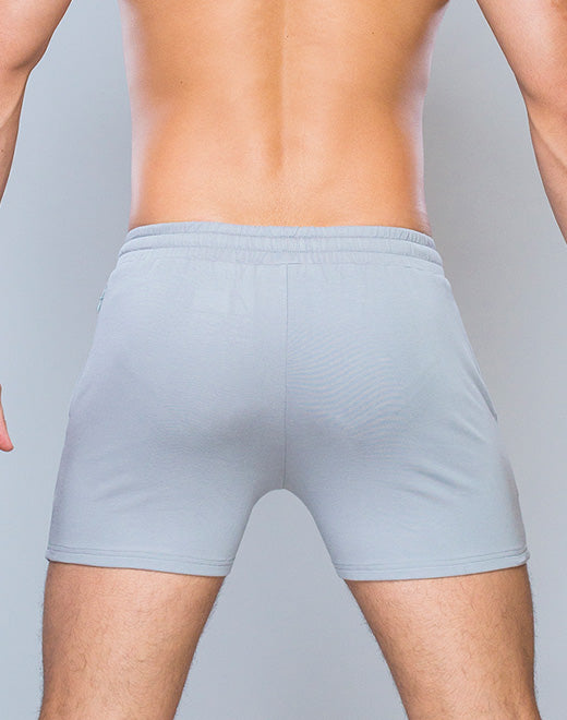 4” Jersey Shorts - Grey White