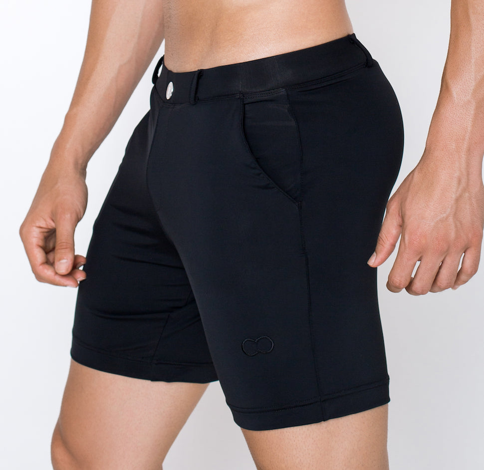S61 Long Bondi Shorts - Black