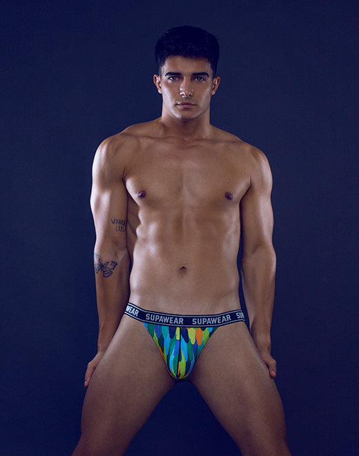 Pow Jockstrap Underwear - Peacock