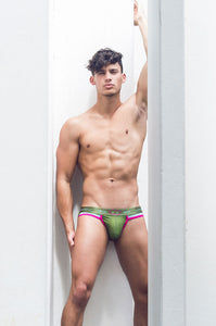U93 Aeolus Jockstrap Underwear - Green Gale